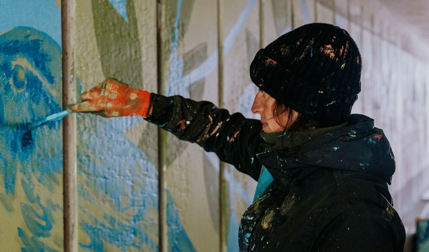 Mural by Beverley Artist Unveiled at Hessle Country Park