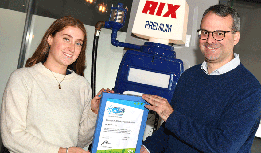 Rix Group continues to receive national recognition in supporting staff to choose sustainable travel