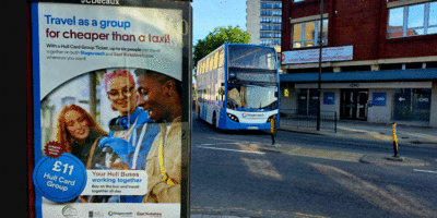August bus fare discount for families and groups travelling in Hull